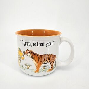 Disney ANIMAL KINGDOM Coffee Cup Mug "WINNIE THE POOH" "TIGGER, IS THAT YOU?"